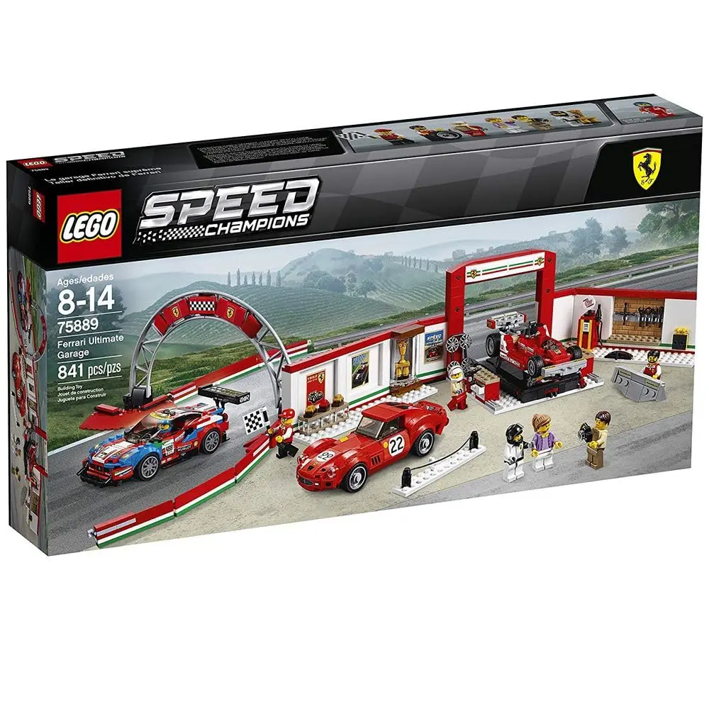 LEGO Speed Champions Ferrari Ultimate Garage 75889 Building Kit (841 Pieces) | Ferrari Car Set for Kids 8-14 - main product image