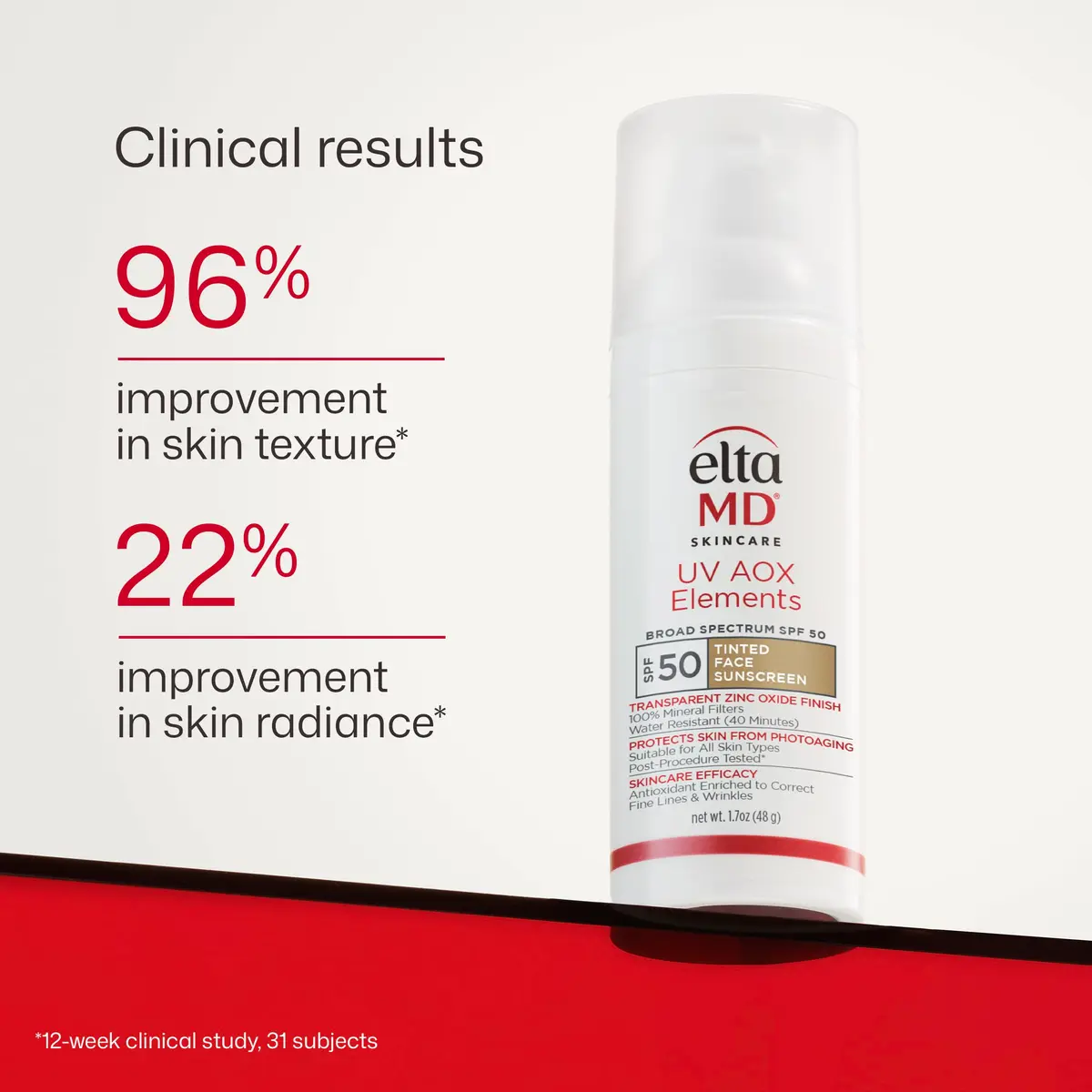 EltaMD UV AOX Elements 100% Mineral Tinted Face Sunscreen SPF 50 | Hydrates & Protects Sensitive Skin - view 8