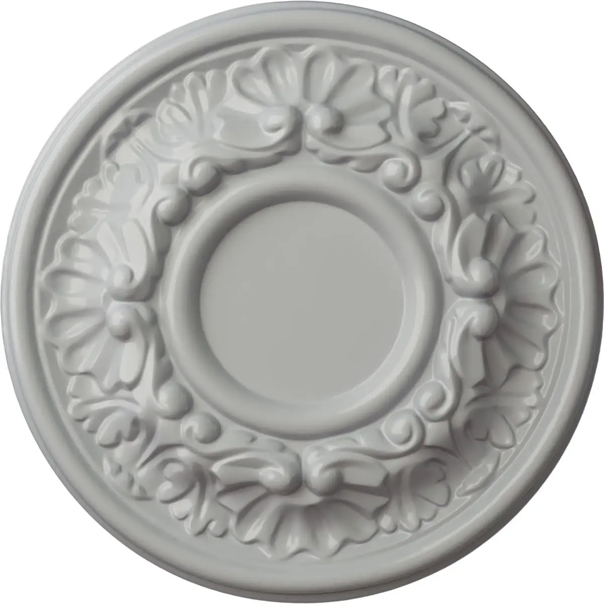 Ekena Millwork Odessa Hand-Painted Ceiling Medallion, Pharaoh's Gold | Lightweight, Hand-Carved Design - main product image