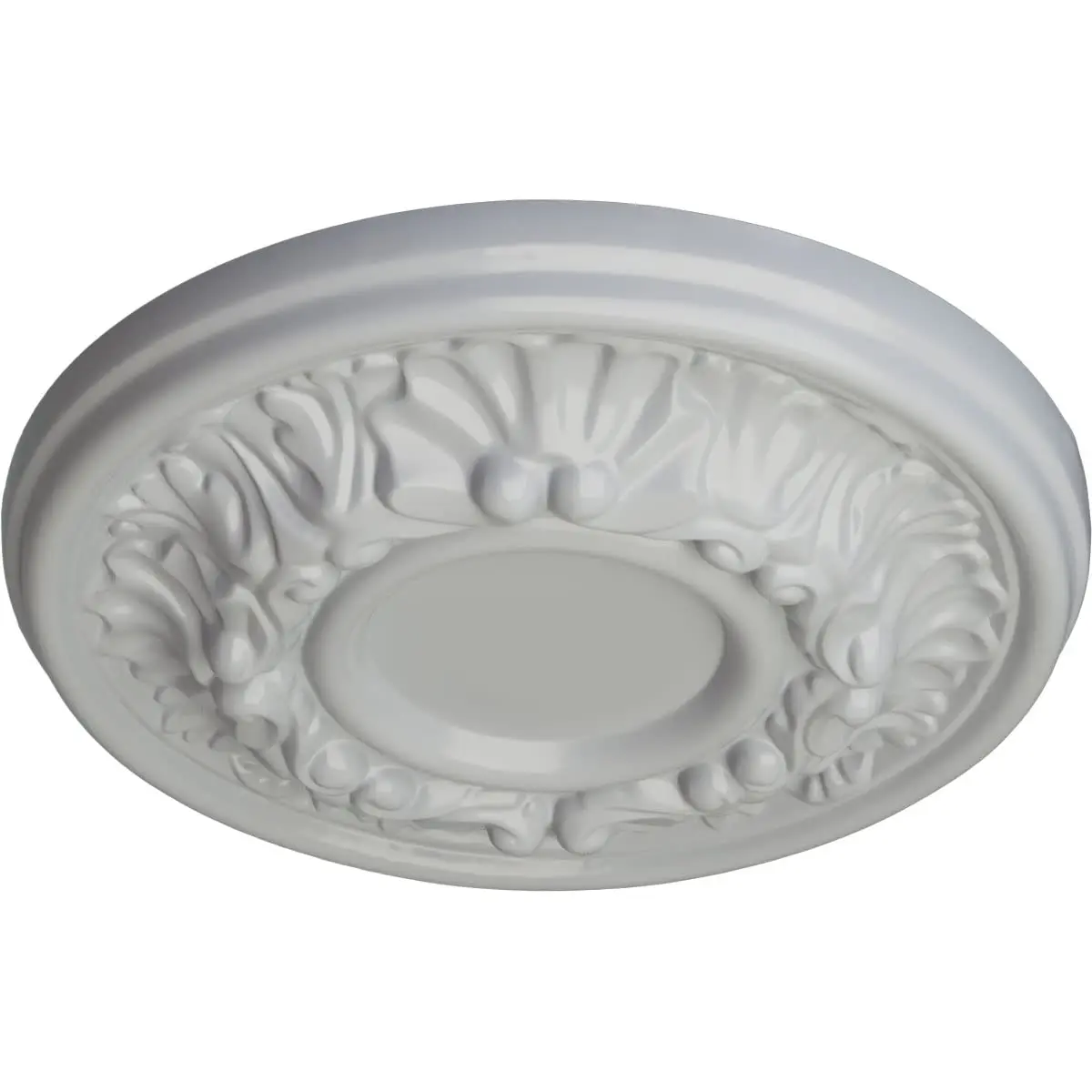 Ekena Millwork Odessa Hand-Painted Ceiling Medallion, Pharaoh's Gold | Lightweight, Hand-Carved Design - view 2