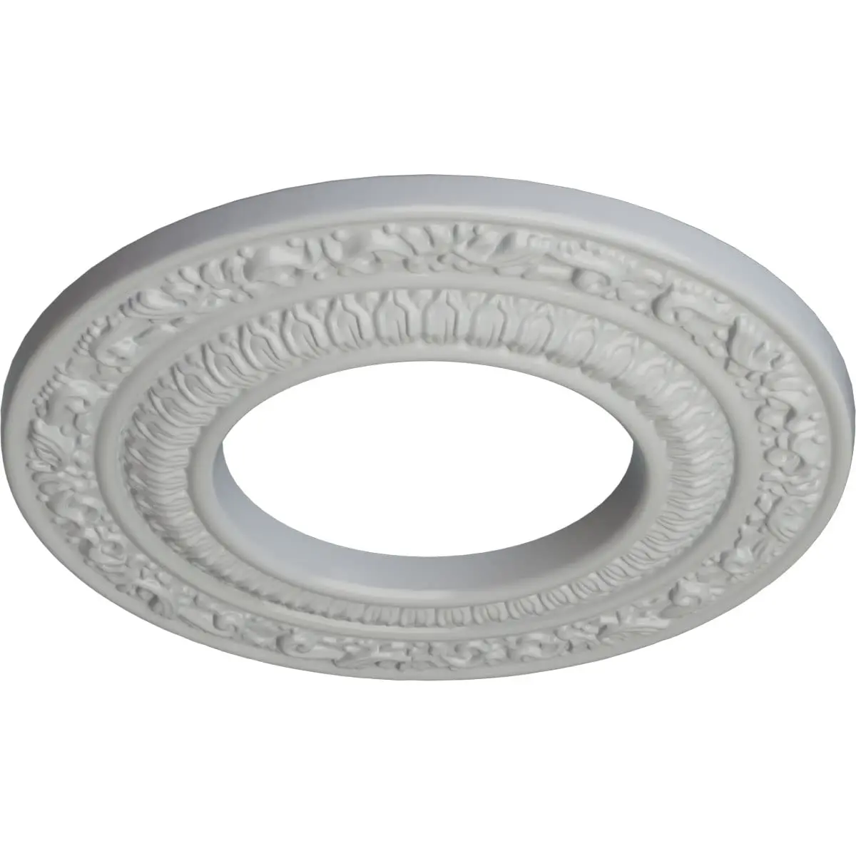 Ekena Millwork Andrea Ceiling Medallion 20.6 cm (8-1/8 in) Diameter | Intricately Carved Urethane for Easy Installation - view 2