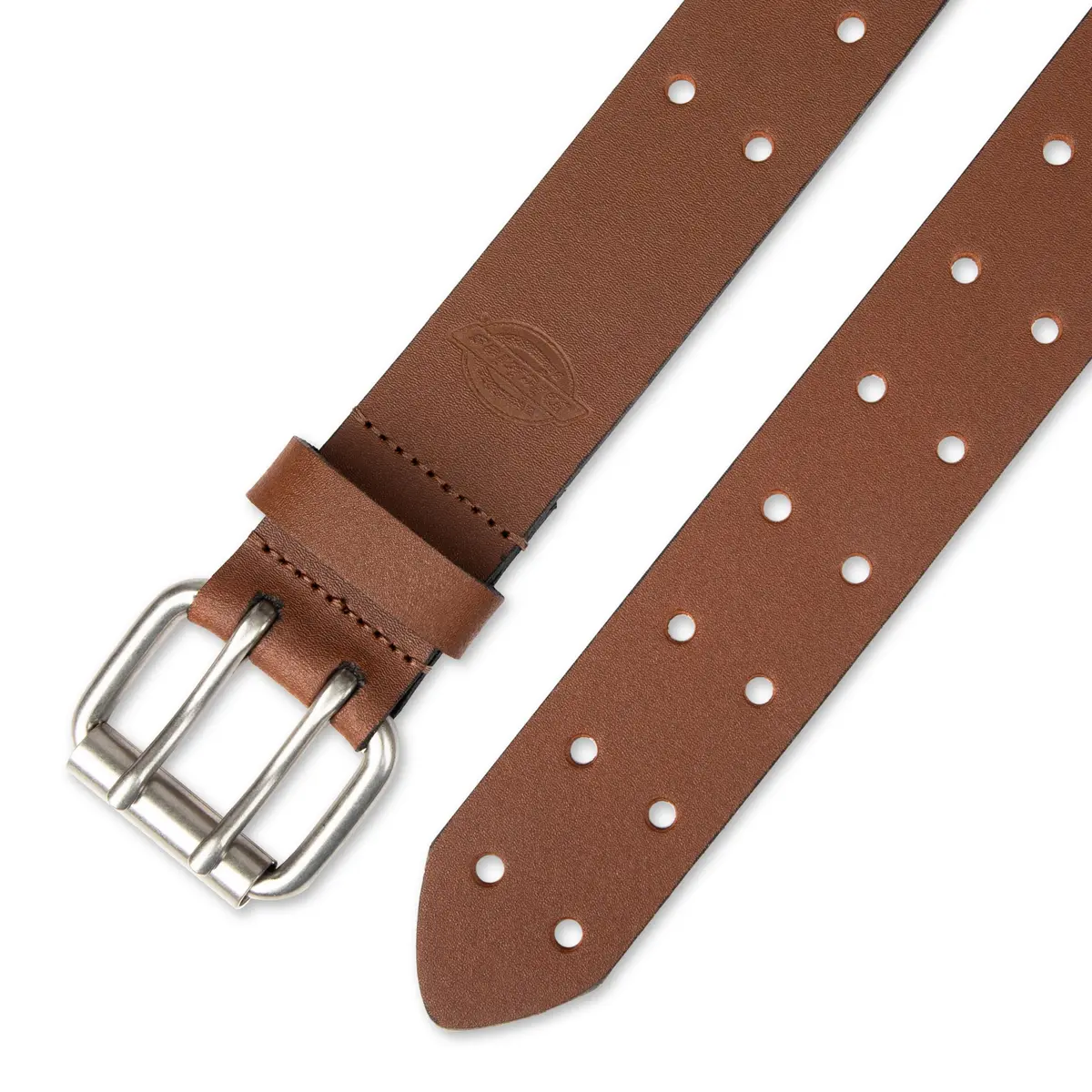 Dickies Men's Leather Double Prong Belt, Tan, 38 | Durable Fully Adjustable Leather Belt - view 5
