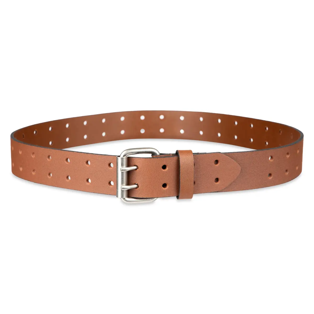 Dickies Men's Leather Double Prong Belt, Tan, 38 | Durable Fully Adjustable Leather Belt - view 4