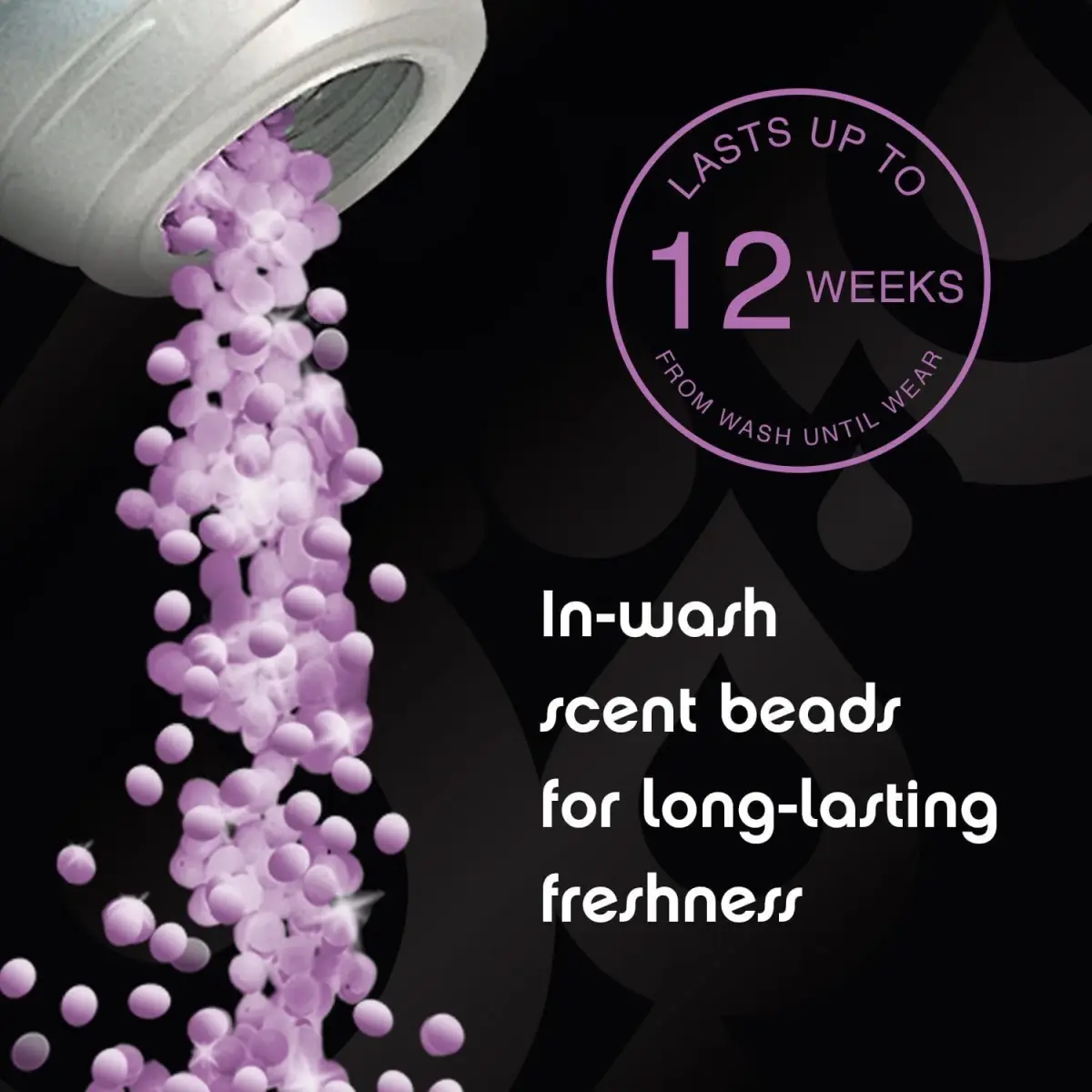Downy Unstopables Lush Scent Booster Beads for Washer, 20.1 oz (570 g) | Long-Lasting Fragrance for Clothes - view 2