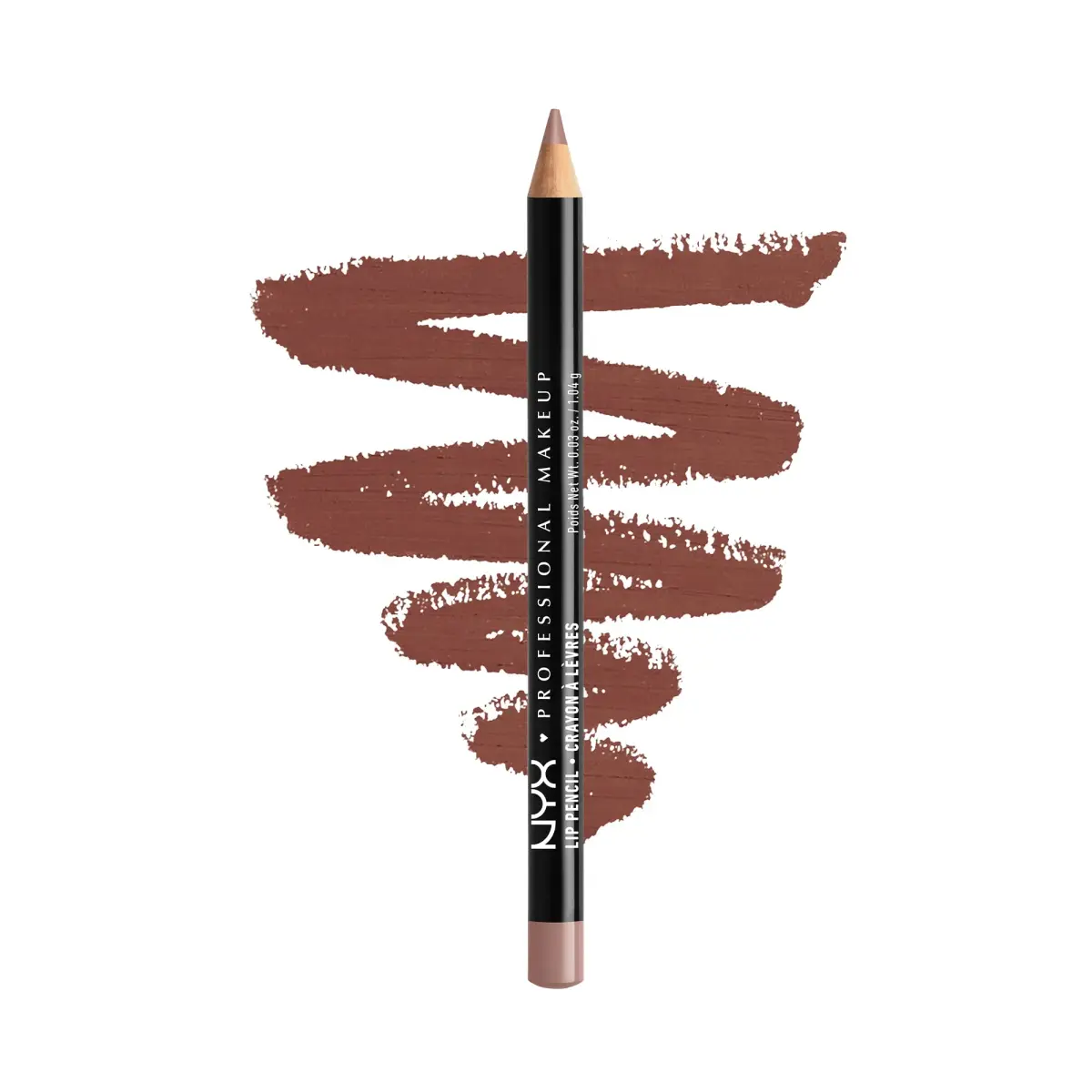 NYX PROFESSIONAL MAKEUP Slim Lip Pencil Mahogany | Creamy Long-Lasting Lip Liner - main product image