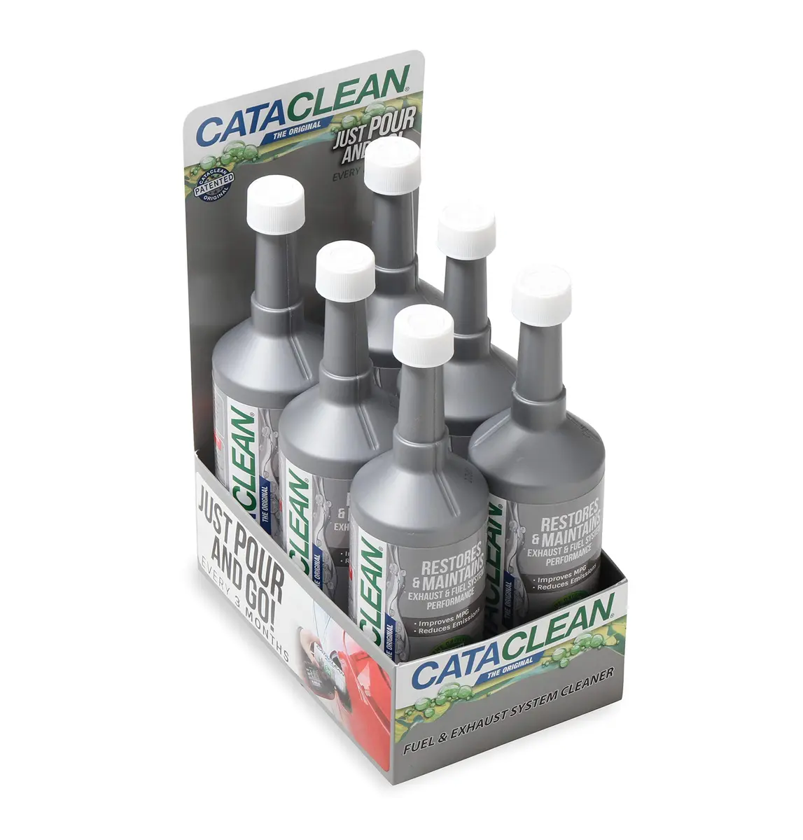 Cataclean Fuel & Exhaust System Cleaner 156ml (5.5 Fl Oz) 6-Pack | EPA Approved for Gasoline Engines - main product image