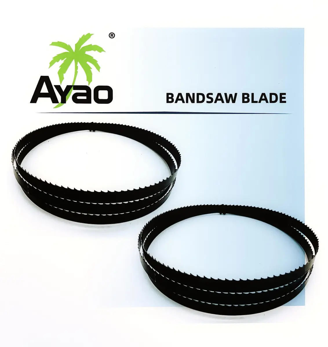 AYAO Band Saw Blade 59-1/2-Inch x 3/8-Inch x 6TPI | 2 Pack for Wood & General Cutting - main product image