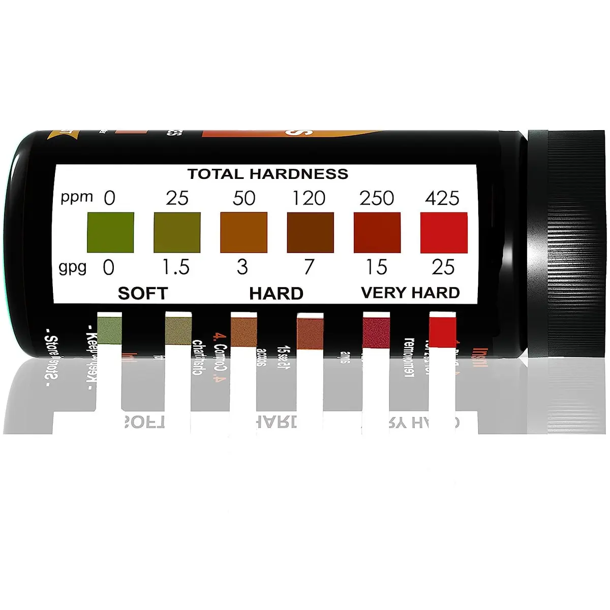 JNW Direct Water Hardness Test Strips 150 Count | Test Tap, Well, Softened Water - view 8