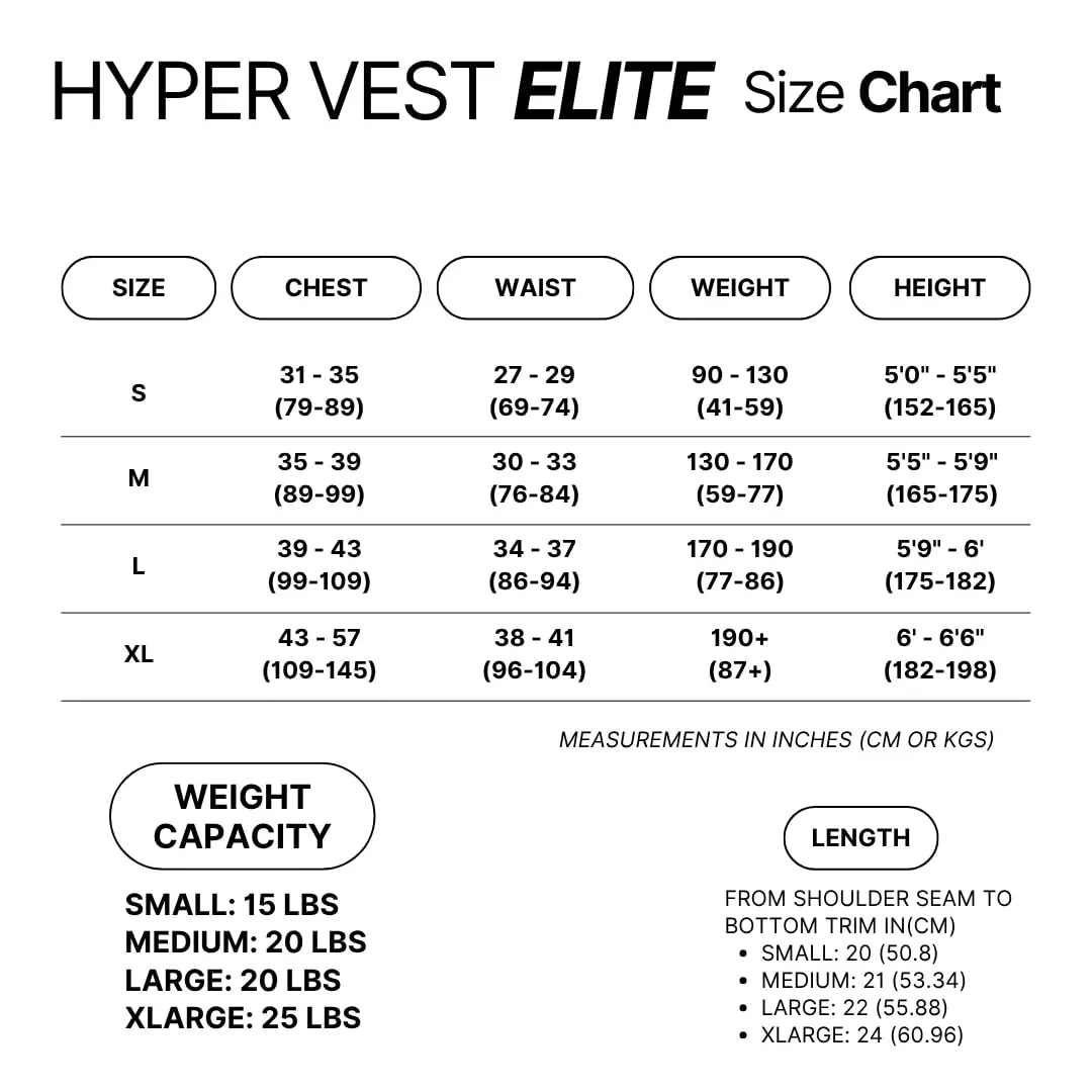 Hyperwear Hyper Vest ELITE Thin Weighted Vest, Black, M, 20 lb | Comfortable, Adjustable, USA Steel Weights - view 8