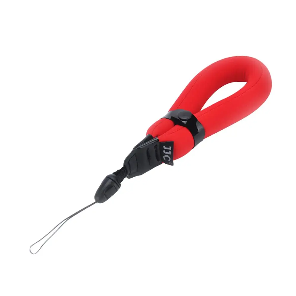 JJC Waterproof Floating Camera Wrist Strap Red | Keeps Gear Afloat & Visible, Adjustable, Quick-Release - main product image