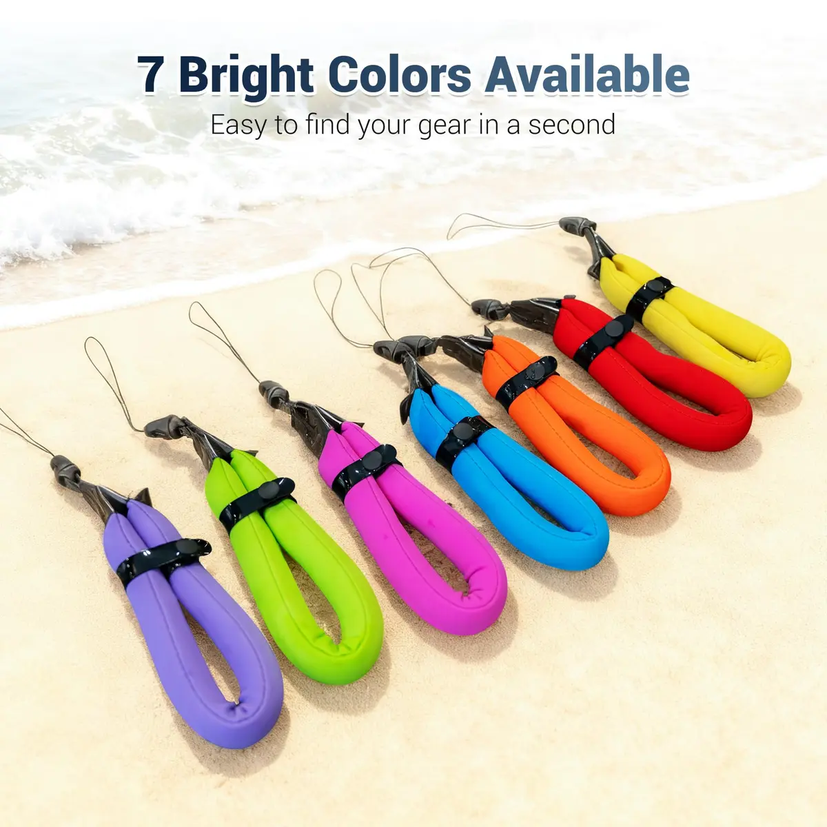 JJC Waterproof Floating Camera Wrist Strap for Olympus TG-7 Kodak WPZ2 | Keeps Gear Afloat & Visible - view 6
