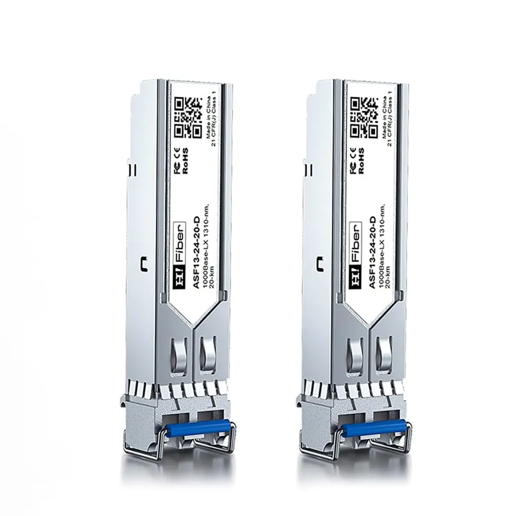 H!Fiber.com 1.25G SFP LC Module 20km SMF | Cisco GLC-LH-SMD Compatible - main product image