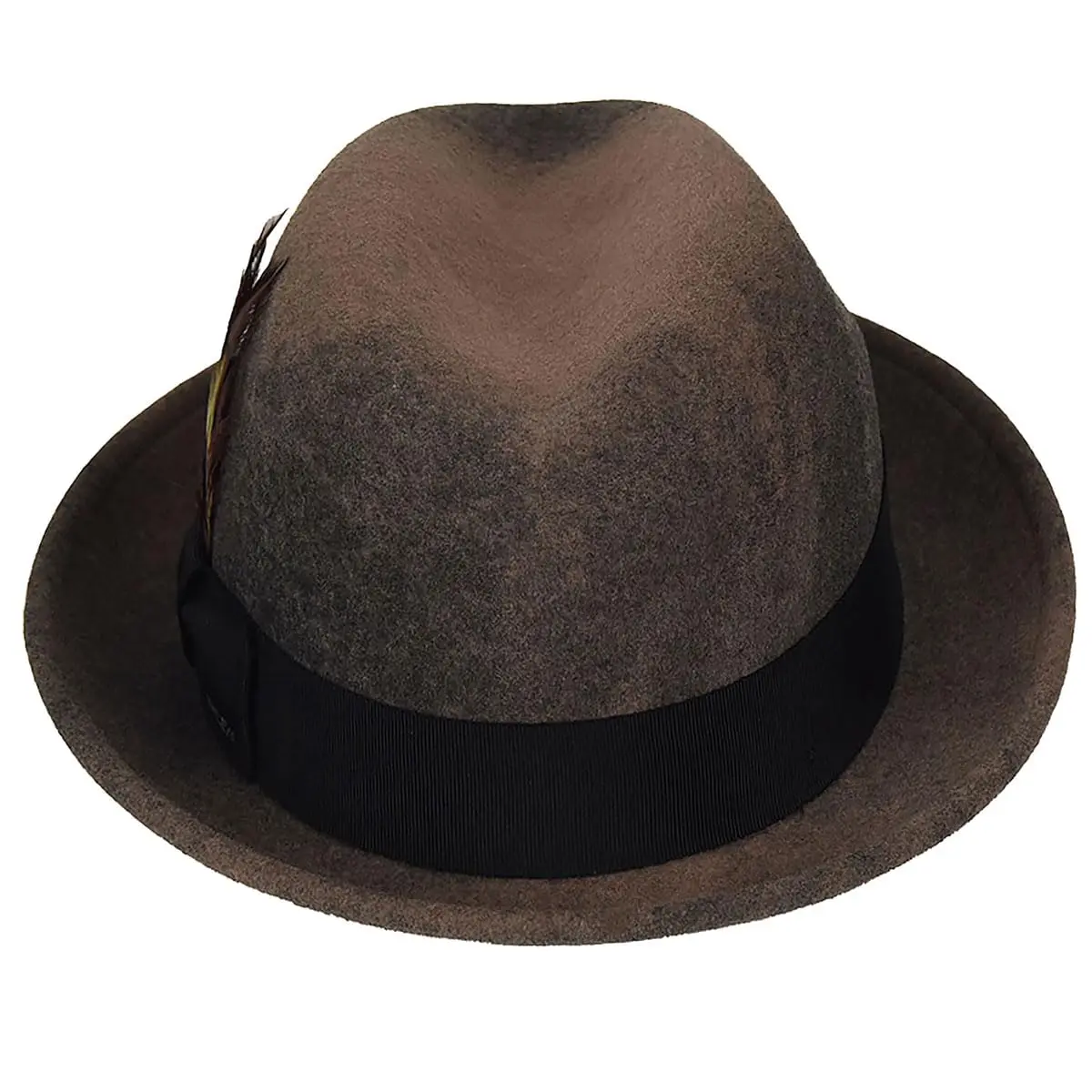 Bailey Tino Fedora Trilby Hat, Taupe Swirl, XXL | Water Resistant & Shape Retentive - view 3