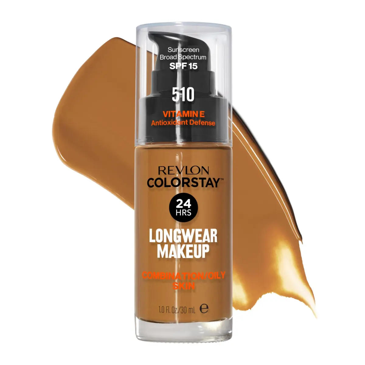 Revlon ColorStay 510 Pecan Foundation for Combination/Oily Skin, 30ml | 24-Hour Matte Wear - main product image