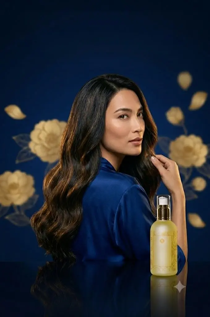 Elabore Tsubaki Oil 115ml (3.88 fl.oz) | Nourishing Hair Treatment for Dry Hair - view 4