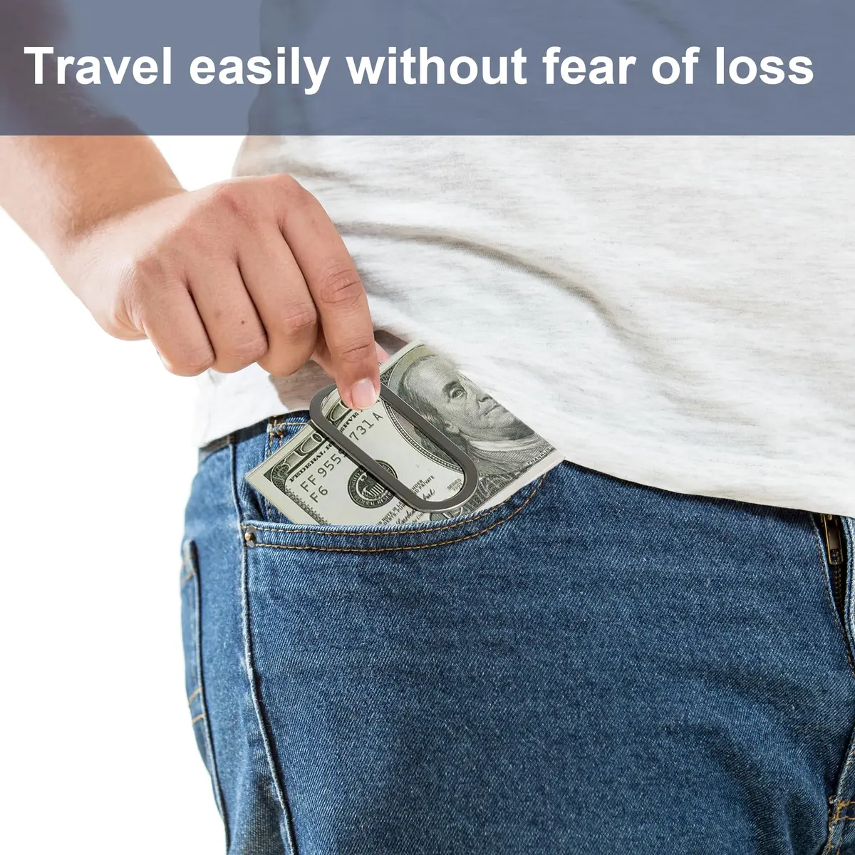CKLT Money Clip Stainless Steel | Compact, Durable & Multi-Functional (70-120 chars) - view 5