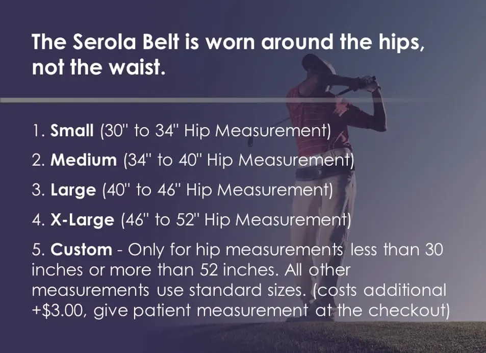 Serola Sacroiliac Belt Small (30-34 inch waist) for SI Joint Dysfunction, Sciatica, Pelvic & Hip Pain Support | Non-Slip Breathable Brace - view 5