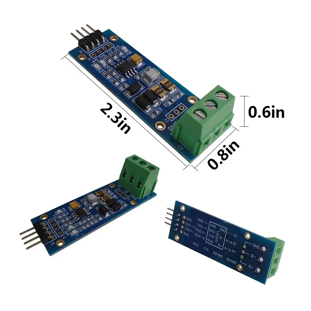 DSD TECH SH-U12 RS485 to TTL 5V Board with MAX13487 Chip for Raspberry Pi Arduino and Other MCU - view 3