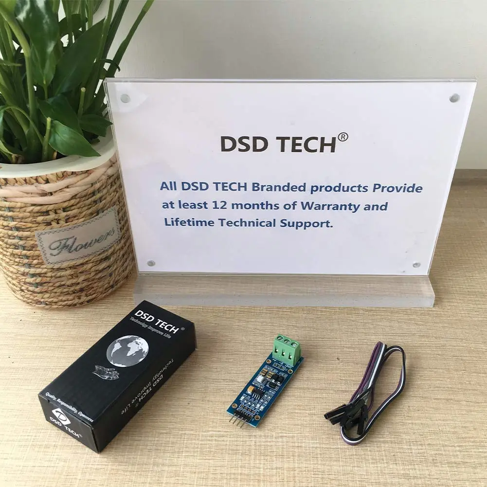 DSD TECH SH-U12 RS485 to TTL 5V Board with MAX13487 Chip for Raspberry Pi Arduino and Other MCU - view 4