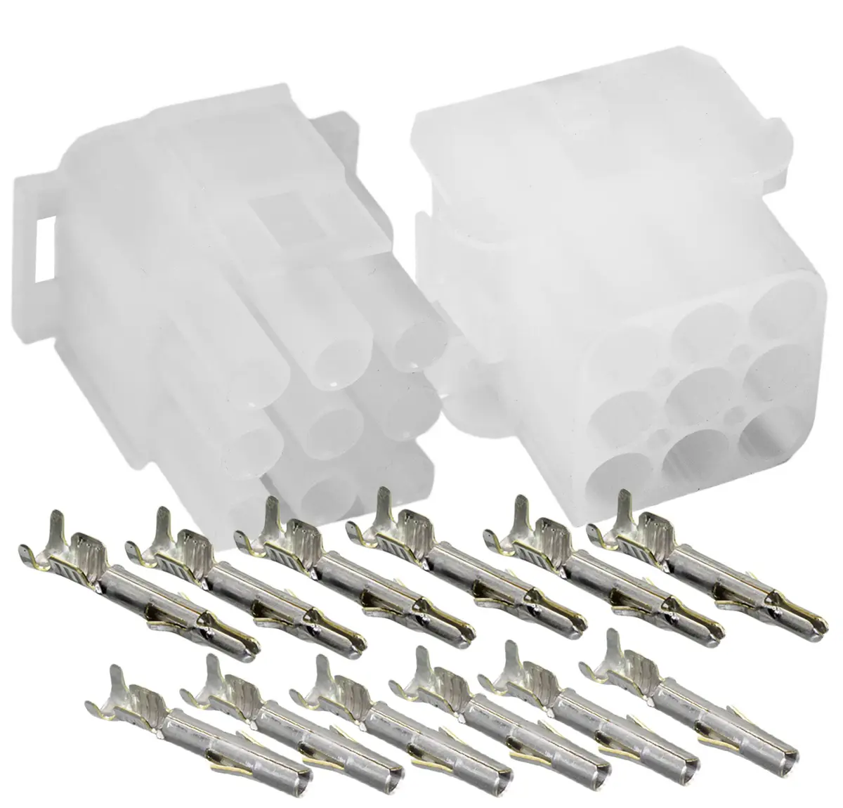 Molex 9 Pin Wire Connector Set 14-20 AWG | 2.13mm D, Locking, MLX - main product image