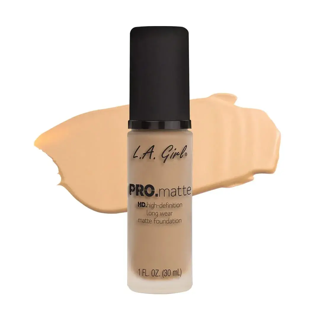L.A. Girl PRO.Matte Foundation Bisque GLM672 118ml (4 Fl Oz) | Shine-Free All Day Wear - main product image