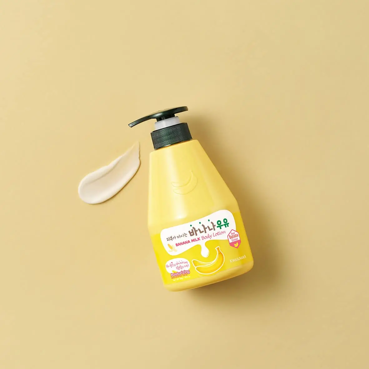 Kwailnara Banana Milk Body Wash 560ml (19.75 Fl Oz) | Korean Cleanser for Soft, Hydrated Skin - view 7