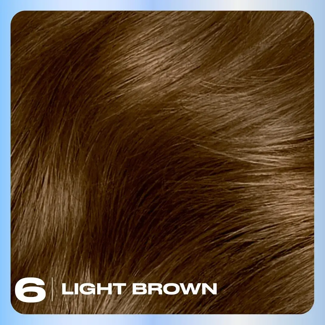 Clairol Nice'n Easy Permanent Hair Dye 6 Light Brown | Single Pack - view 3