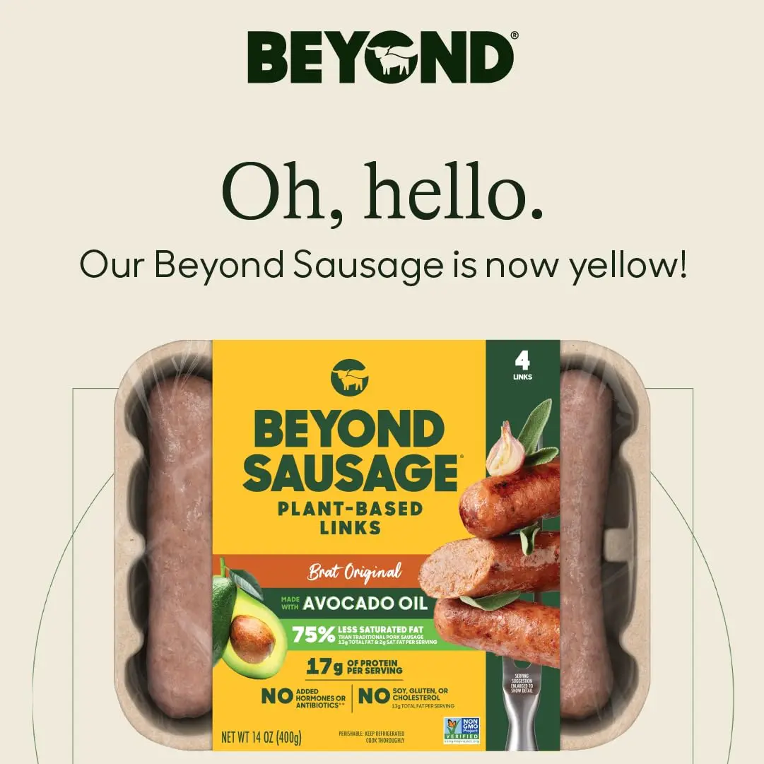 Beyond Meat Alternative Meat Sausage Original Brat 14oz | Plant-Based Protein & No Cholesterol - view 7