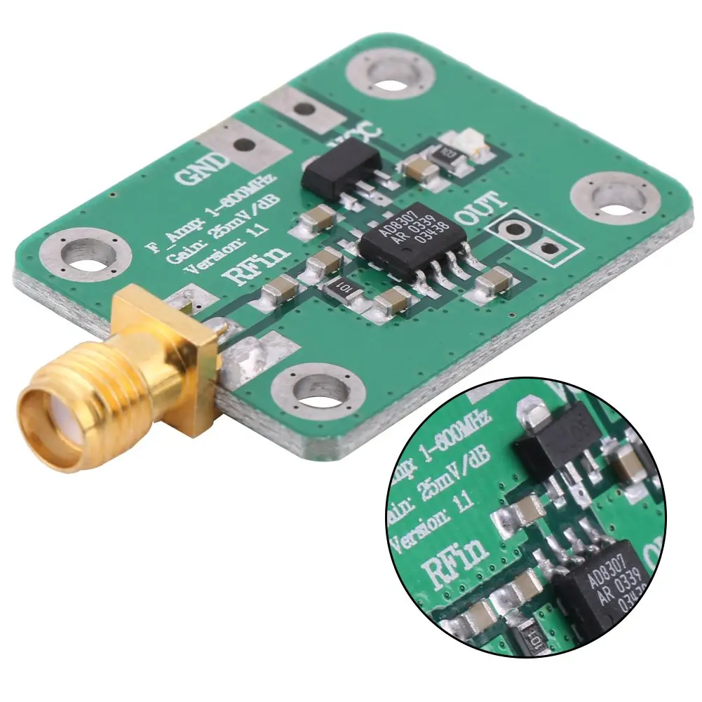 Walfront RF Signal Power Meter Logarithmic Detector -74dBm to 18dBm | 1MHz-600MHz Frequency Range - view 8