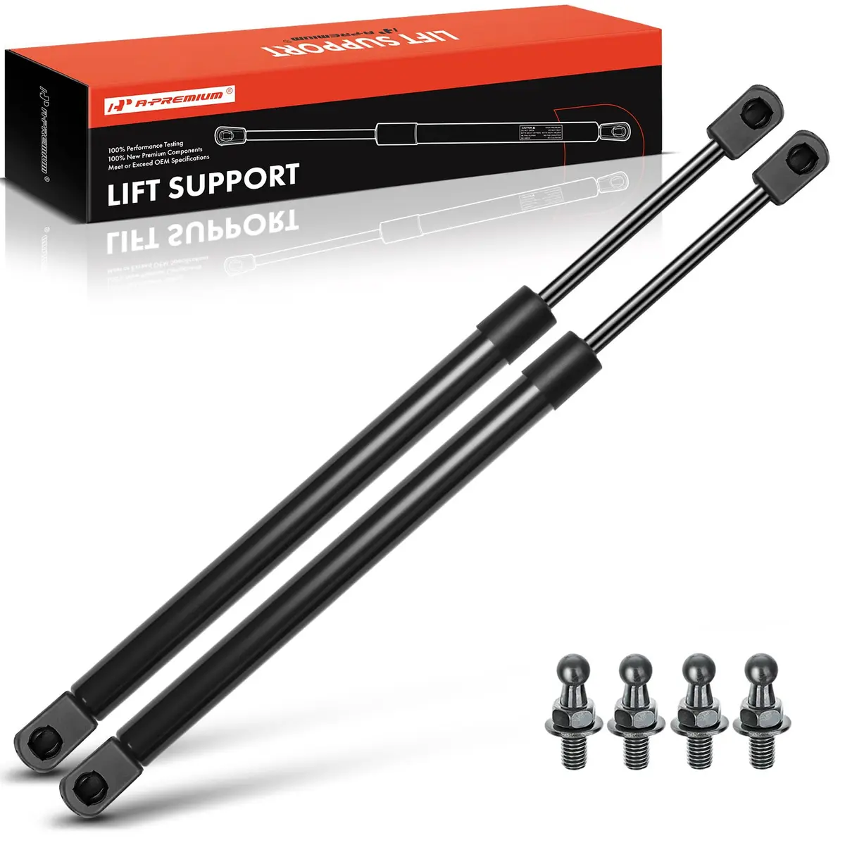A-Premium Rear Tailgate Lift Supports Set of Two | Gas-Charged Shock Struts for Jeep & Patriot - main product image