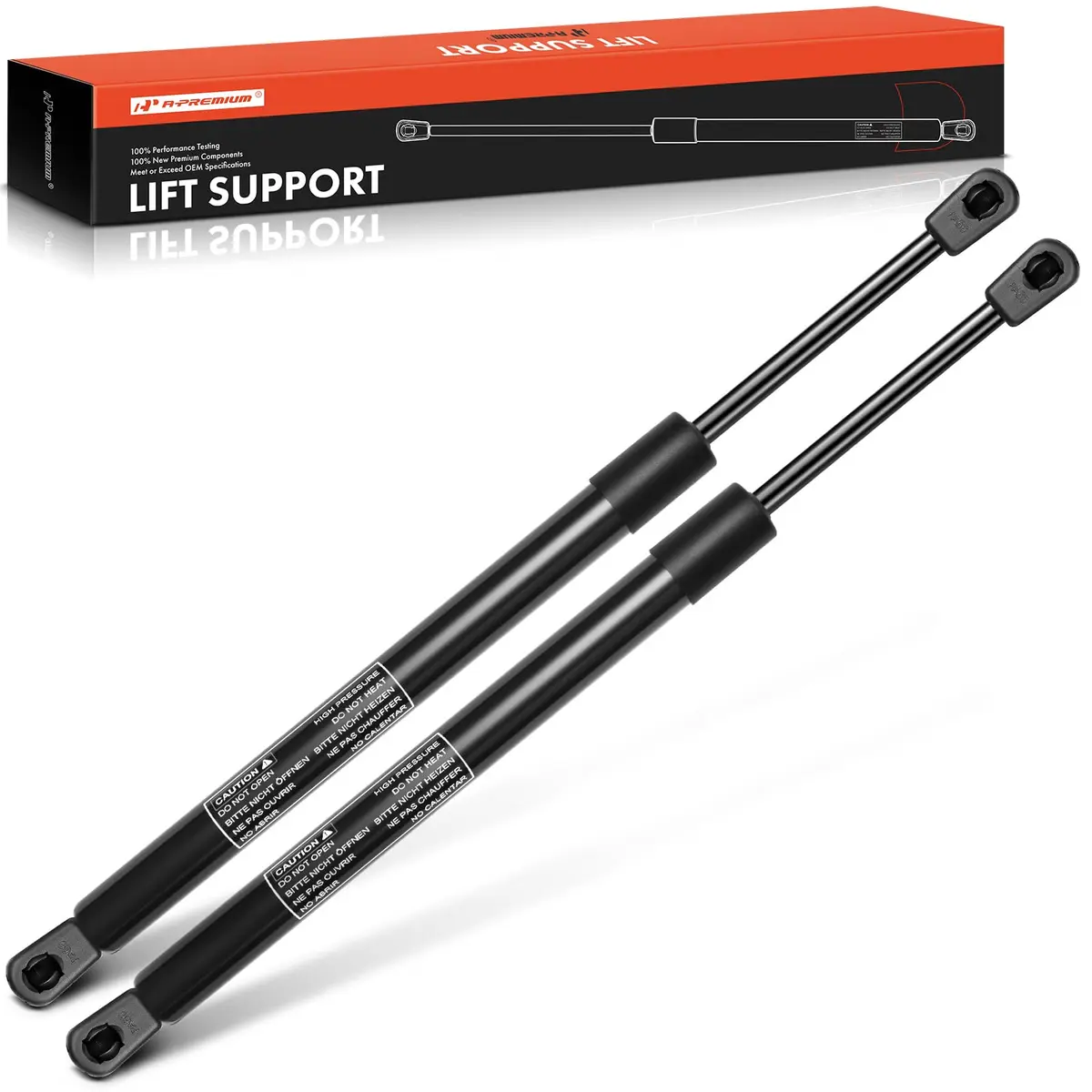 A-Premium Rear Tailgate Lift Supports Set of Two | OEM-Quality Gas Struts for Jeep & Patriot - main product image