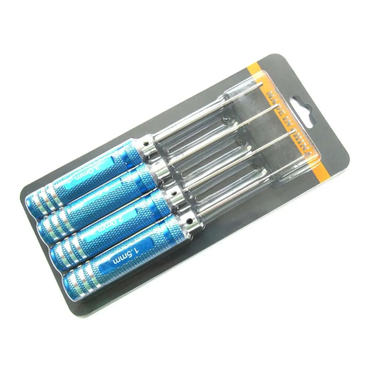 powerday Blue Hex Screwdriver Set with 4 Sizes | Precision Tool for RC Models - view 4