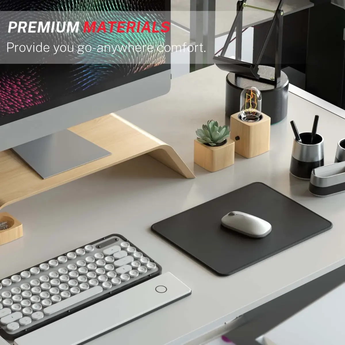 MROCO Essential Office & Gaming Mouse Pad 8.5 x 11 Inches Black | Smooth Glide & Precise Tracking - view 6