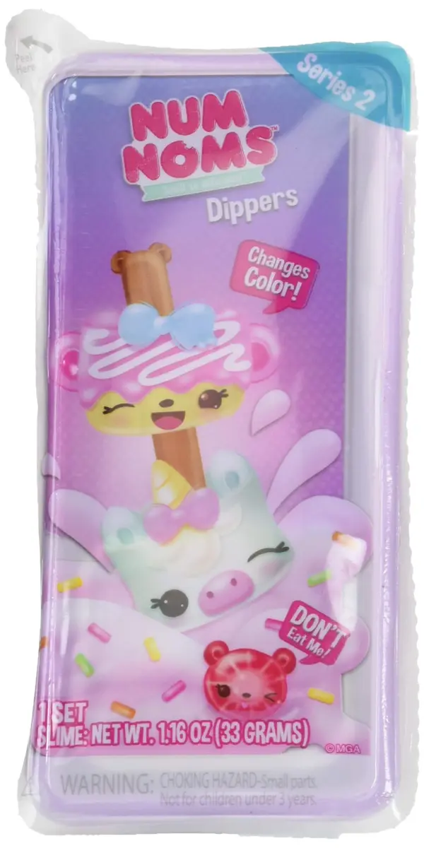 Num Noms Snackables Dippers Series 2-1 Toy | Bite-Sized Surprises & Color-Change Fun - main product image