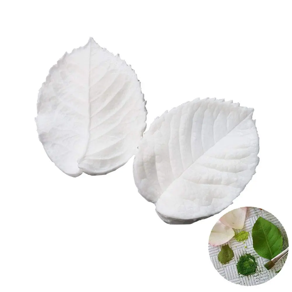 KALAIEN Leaf Petal Veiner Gum Paste Mold 2.5" | Food-Grade Silicone for Cake & Chocolate Decor - view 8