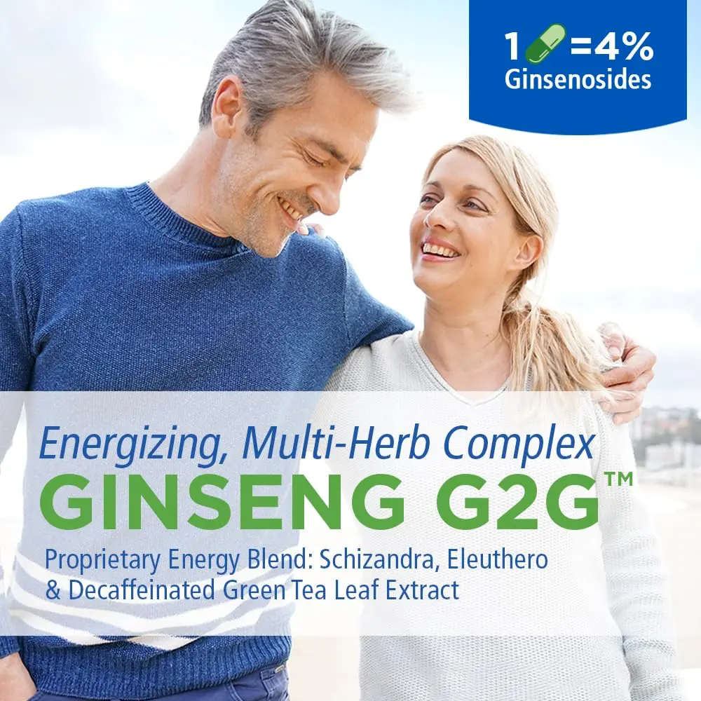Body Gold Ginsana Energy 30 VegCaps | Focus & Endurance Support, No Caffeine - view 2