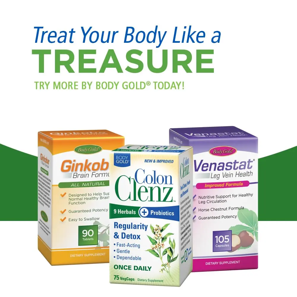 Body Gold Ginsana Energy 30 VegCaps | Focus & Endurance Support, No Caffeine - view 4
