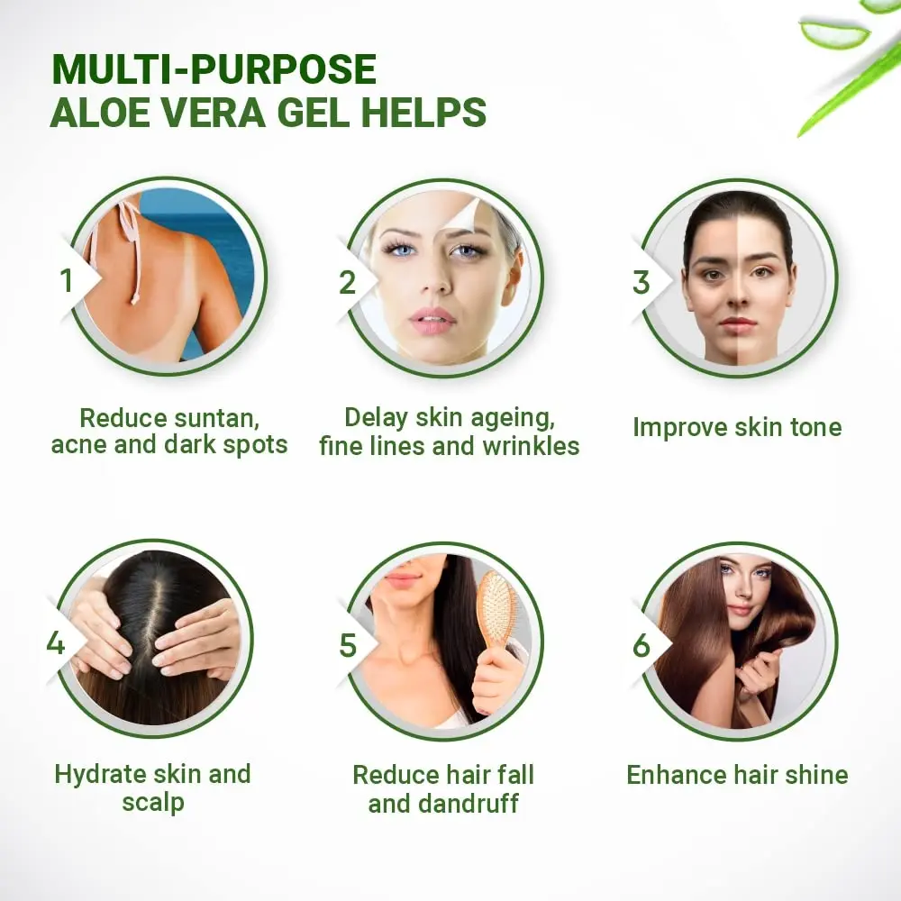 INDUS VALLEY Natural Tulsi Leaf Powder & Organic Aloe Vera Gel Combo | 100g Powder + 175ml Gel | Skin & Hair Care - view 8