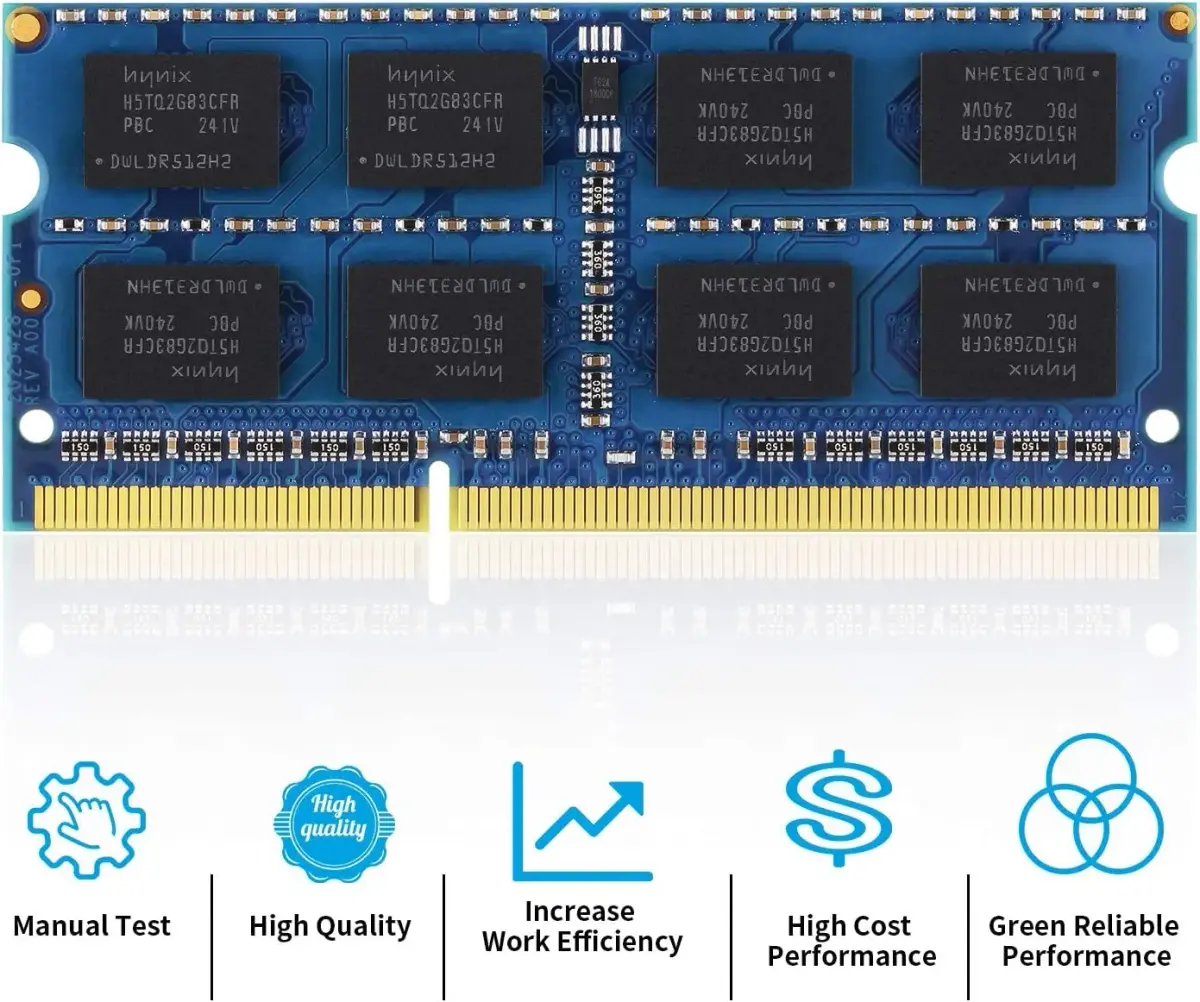 D DUOMEIQI DDR3 1333MHz 8GB Kit (2x4GB) SODIMM RAM | Accelerate Laptop Performance - view 4