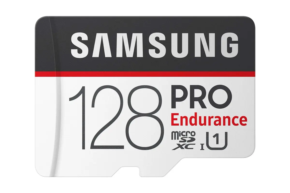 Samsung PRO Endurance 128GB MicroSDXC Card with Adapter | 100MB/s U1 Speed - main product image