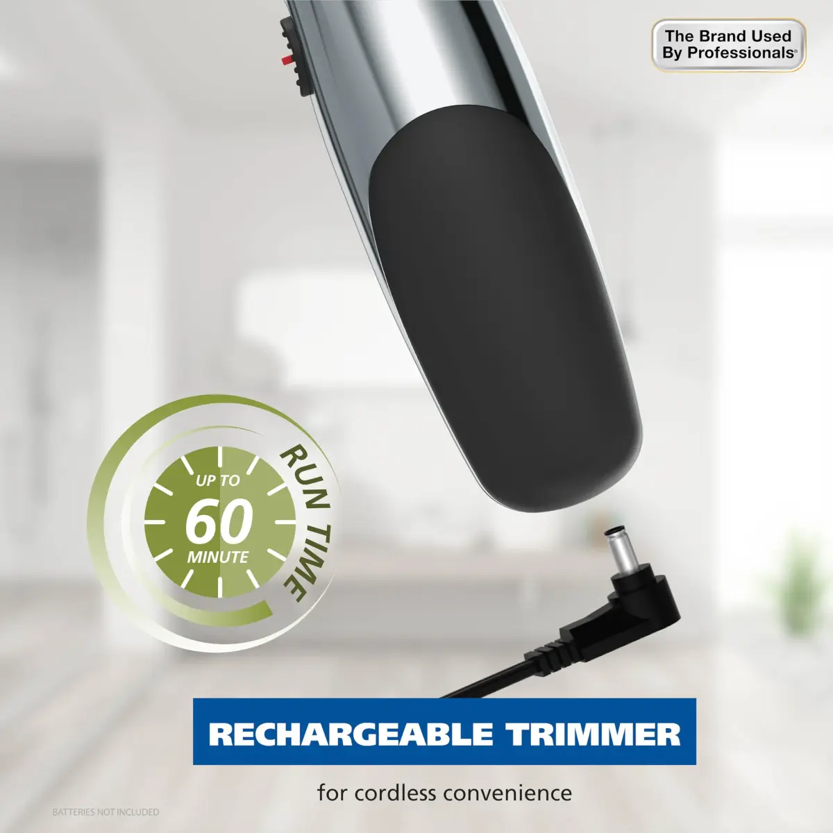 Wahl Groomsman Rechargeable Beard Trimmer Kit with Bonus Nose Trimmer | 14 Cutting Lengths, 60 Min Runtime - view 6
