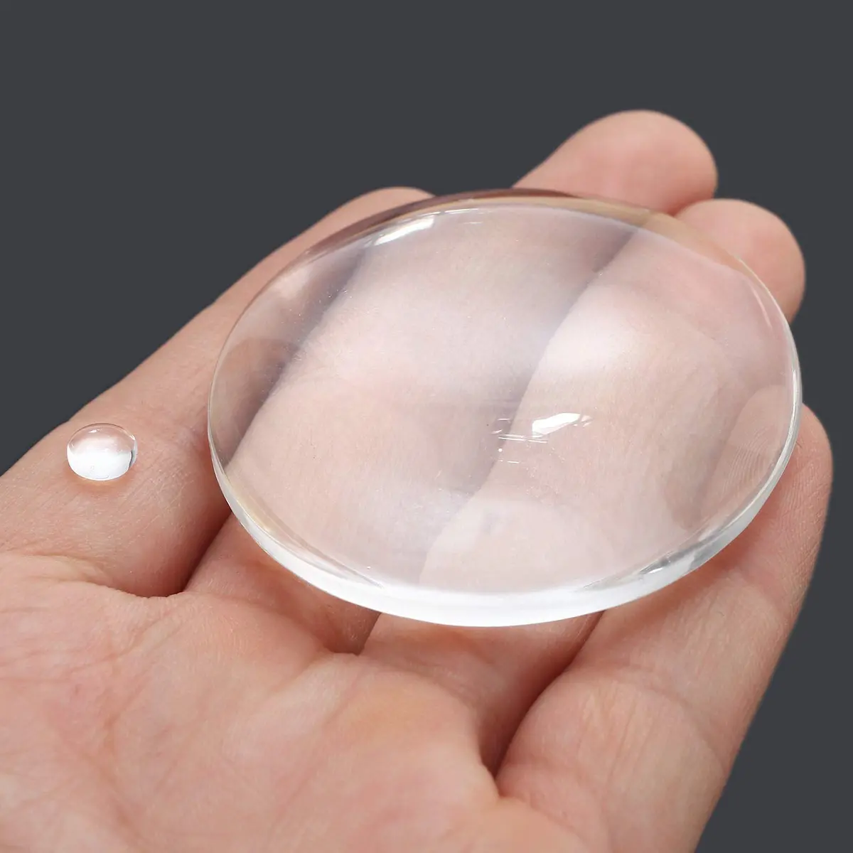 dophee 50mm Glass Cabochons Dome Tiles Flatback for Jewelry Making | Pack of 10 - view 3