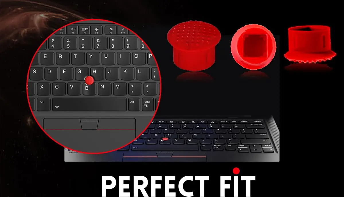 LeFix Low Profile Trackpoint Caps Replacement for Lenovo Thinkpad X230s,X240,X250,X260,X270,X380 Yoga,Yoga 370,T440s,T450s,T460,T470,T480,S5,L470,P51,P71 | OEM Quality Fit - view 5