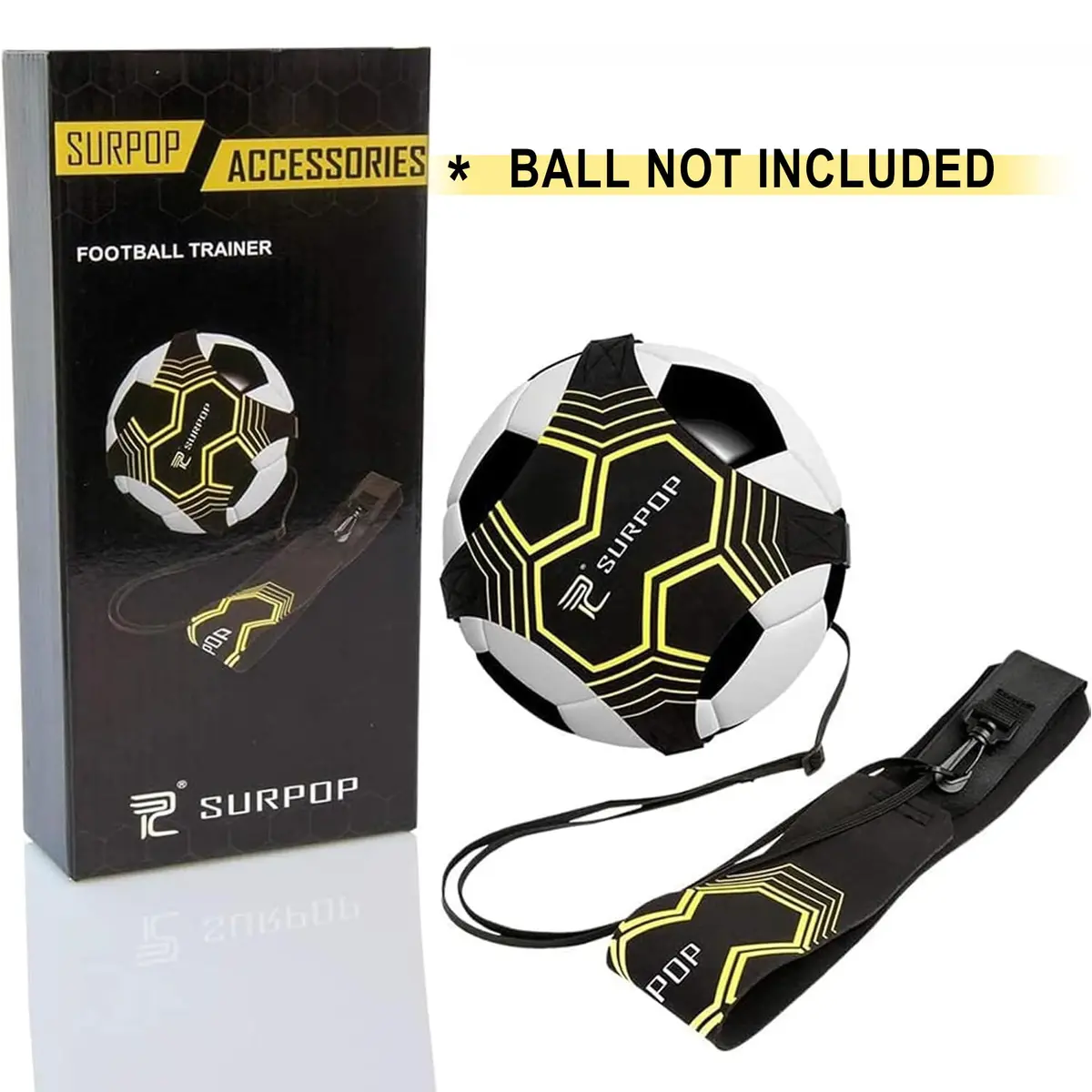 Surpop Adjustable Solo Soccer Trainer Belt for Kids and Adults | Solo Practice & Skill Development - view 2