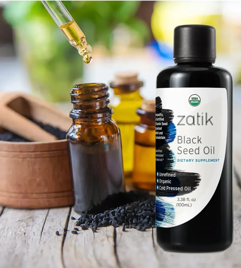 Zatik Black Cumin Seed Oil 3.38 fl oz (100mL) | Organic Cold-Pressed Nutrient-Rich Oil - view 9
