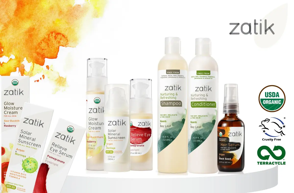 Zatik Naturals Solar Mineral Sunscreen 1.7 oz | SPF 30, Non-Nano Zinc, Organic Extracts, Vegan, Water Resistant - view 11