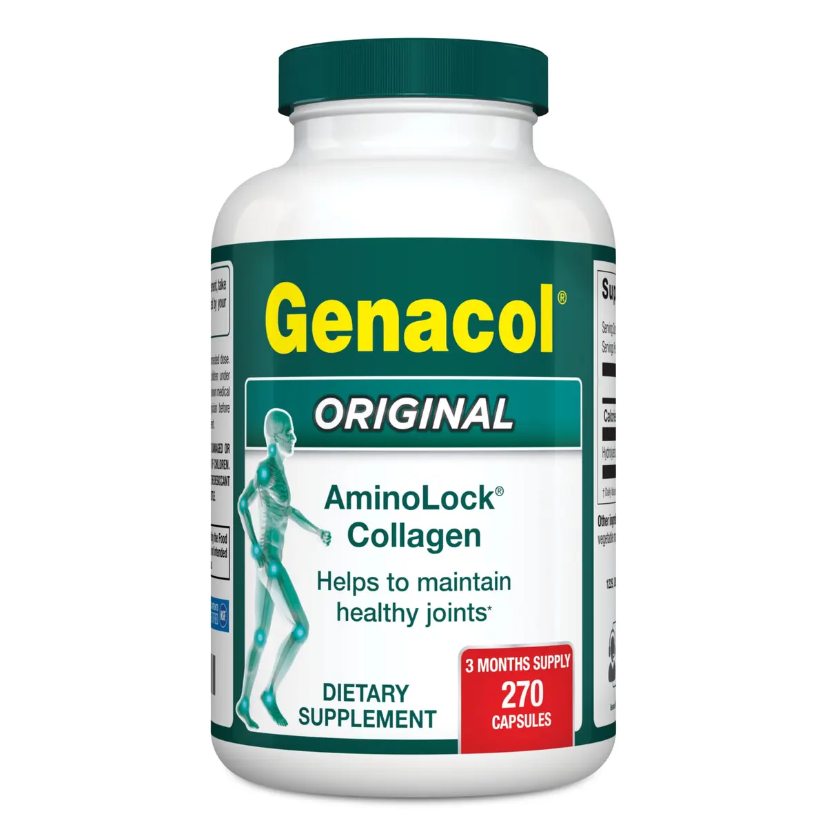 Genacol Original Hydrolyzed Collagen Joint Supplement 270 Count (90-Day Supply) | Clinically Studied for Joint Health - main product image