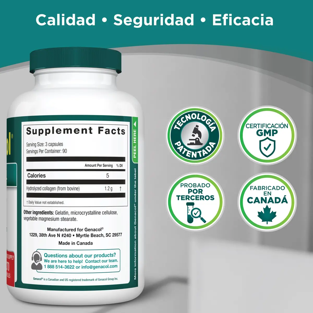 Genacol Original Hydrolyzed Collagen Joint Supplement 270 Count (90-Day Supply) | Clinically Studied for Joint Health - view 5