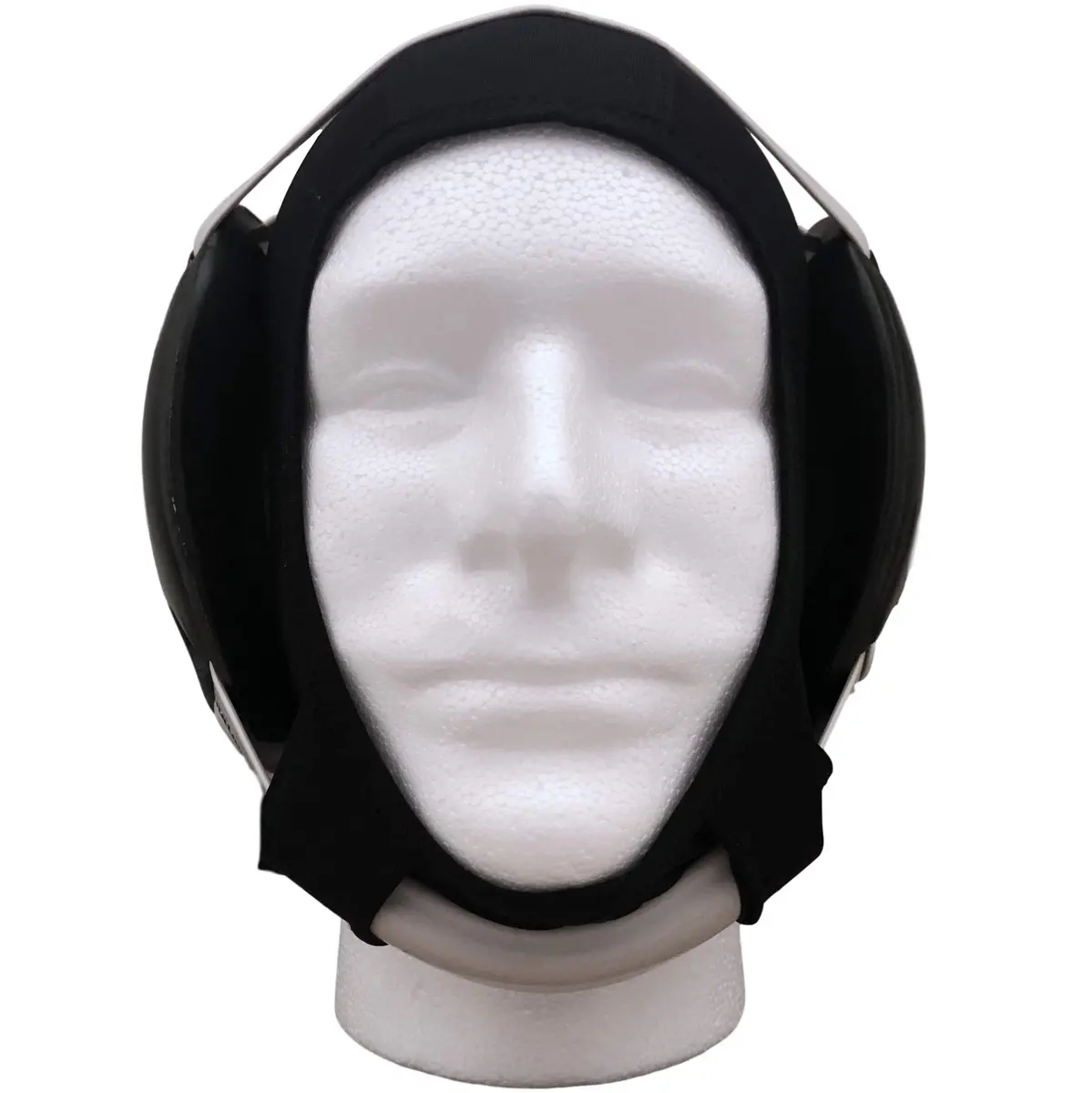 Alley Cats Wrestling Hair Cap Cover with Chin Strap, Black, One Size Fits Most | NFHS Compliant - view 2