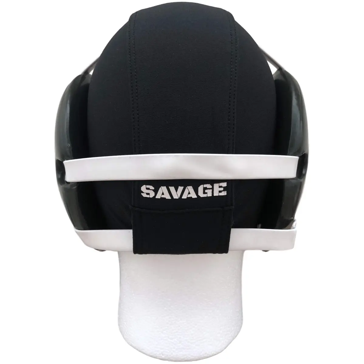 Alley Cats Wrestling Hair Cap Cover with Chin Strap, Black, One Size Fits Most | NFHS Compliant - view 4